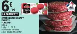 E.Leclerc Express "CHARAL" Steaks hachés happy family offre