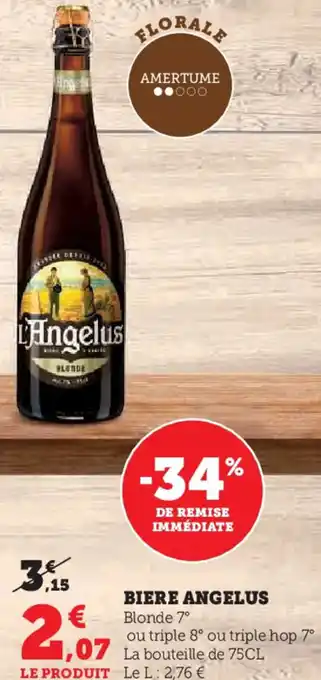 Hyper U Biere angelus offre