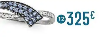 E.Leclerc bague saphirs et diamants offre