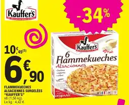 E.Leclerc Express "KAUFFER'S" Flammekueches alsaciennes surgelées offre