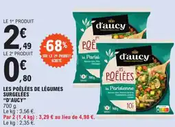 E.Leclerc Express "D'AUCY" Les poêlées de légumes surgelées offre