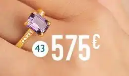 E.Leclerc bague améthyste offre