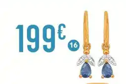 E.Leclerc boucles saphir et diamants offre