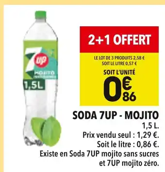 Supeco 7UP Soda- mojito offre