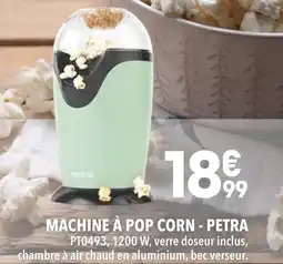 Supeco PETRA Machine à pop corn offre