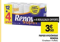 Supeco RENOVA Papier hygiénique offre