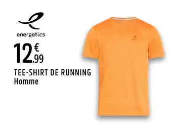 Intersport ENERGETICS Tee-shirt de running homme offre