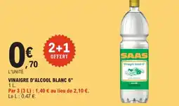 E.Leclerc Express SAAS Vinaigre d'alcool blanc 6° offre