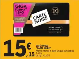 E.Leclerc Express "CARTE NOIRE” Café moulu offre