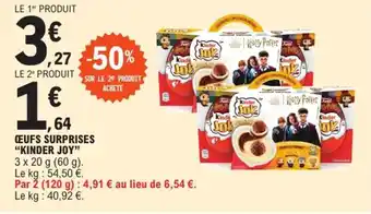 E.Leclerc Express "KINDER JOY" Œeufs surprises offre