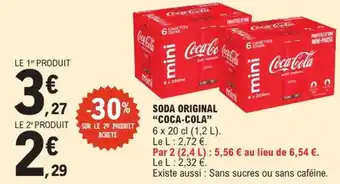 E.Leclerc Express "COCA-COLA" Soda original offre