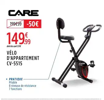 Intersport CARE VÉLO D'APPARTEMENT offre