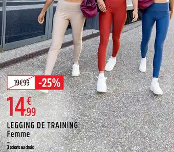 Intersport LEGGING DE TRAINING offre