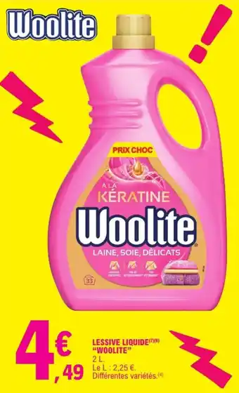 E.Leclerc Express "WOOLITE" Lessive liquide offre