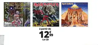 Auchan Le Cd Iran Maiden offre