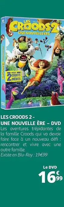 Auchan Les Croods 2- Une Nouvelle ère - Dvd offre