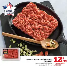 Hyper U Pret a cuisiner pur boeuf charal offre