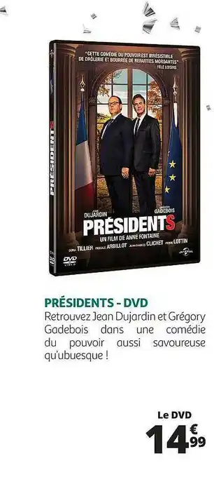 Auchan Présidents - Dvd offre