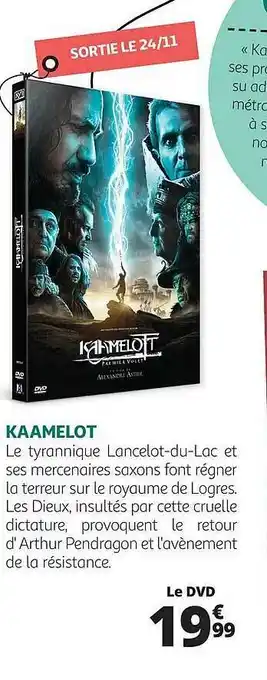 Auchan Kaamelot - Dvd offre