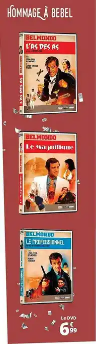 Auchan Hommage à Bebel - Dvd offre