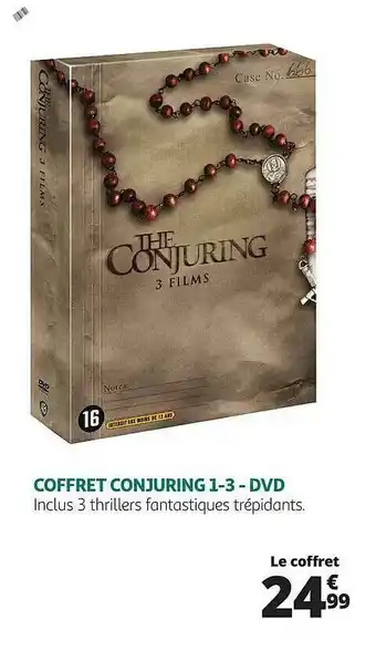 Auchan Coffret Conjuring 1-3 - Dvd offre