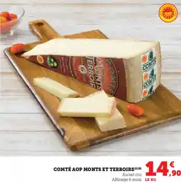 Hyper U Comté aop monts et terroirs offre