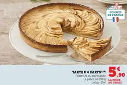 Hyper U Tarte u 6 parts offre