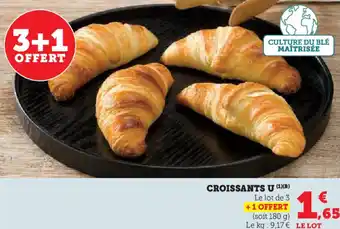 Hyper U Croissants U offre