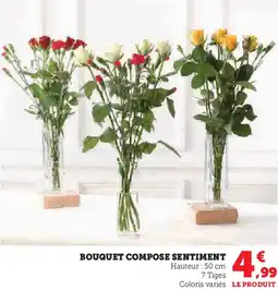 Hyper U Bouquet compose sentiment offre