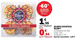 Hyper U Blinis cocktail blini offre