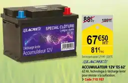 RAGT Jardin & Maison Accumulateur 12V ES 62 offre