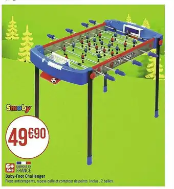 Baby-foot Challenger Smoby