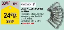 RAGT Jardin & Maison Crampillons double harpon offre