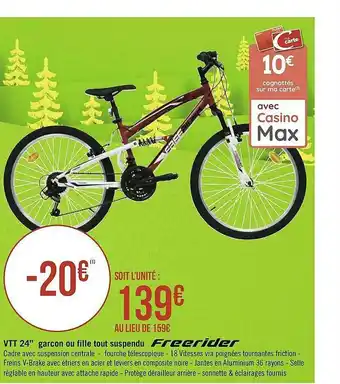 Géant Casino Vtt 24 offre
