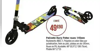 Géant Casino Patinette Harry Potter Roues 145mm offre