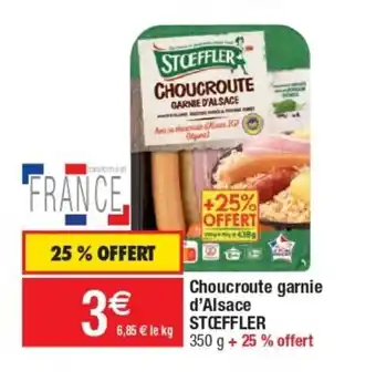 Choucroute Garnie D'Alsace Stooffler