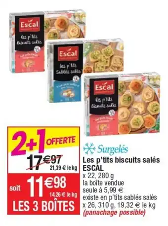 Cora x Carrefour Les P'Tits Biscuits Salès Escal offre