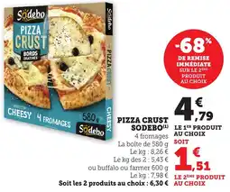 Maximarché Pizza crust sodebo offre