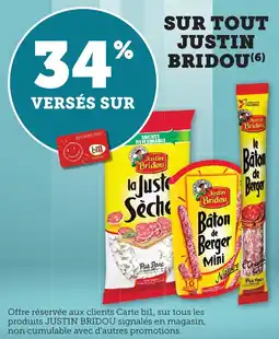 Maximarché Sur tout justin bridou offre