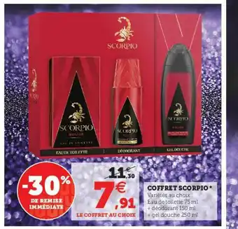 U Express Coffret Scorpio offre