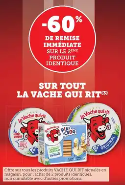 Maximarché Sur tout la vache qui rit offre