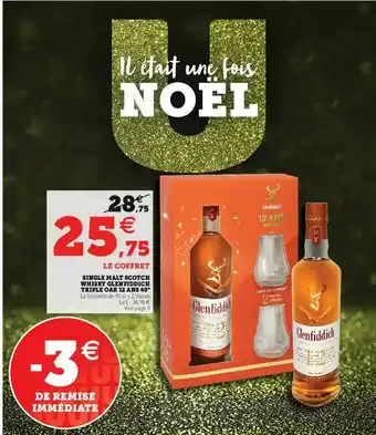 U Express Single Malt Scotch Whisky Glenfiddich Triple Oak 12 Ans 40° offre