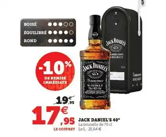 U Express Jack Daniel's 40° offre