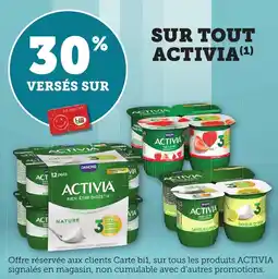 Maximarché Sur tout activia offre