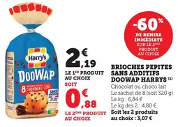 Maximarché Brioches pepites sans additifs doowap harrys offre