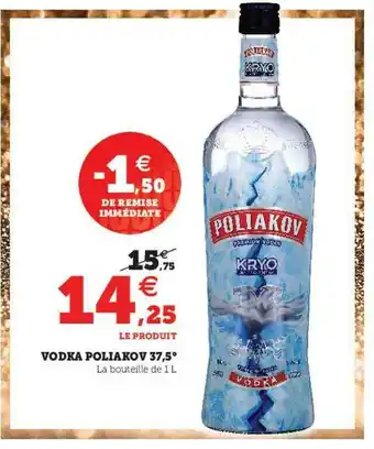 U Express Vodka Poliakov 37,5° offre