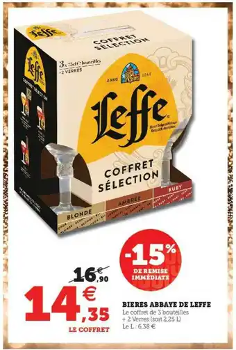 U Express Bières Abbaye De Leffe offre
