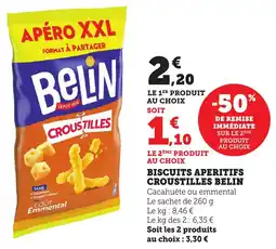 Maximarché Biscuits aperitifs croustilles belin offre