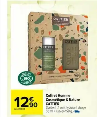 Coffret Homme Cosmétique & Nature Cattier