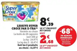 Maximarché Lessive super croix par x-tra offre